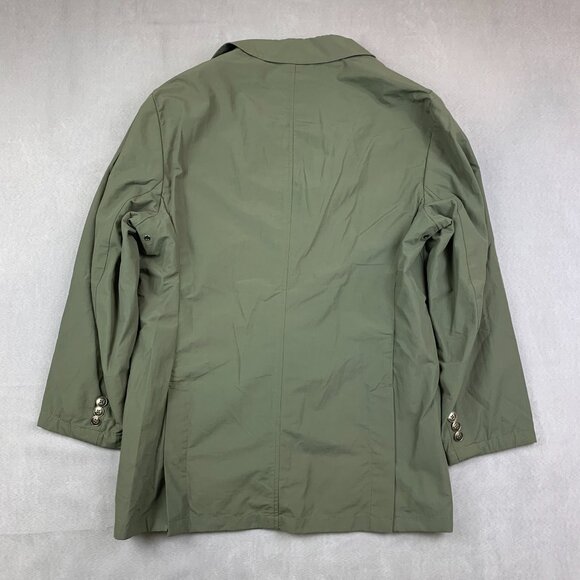 Victorinox Mens Jacket Medium Olive Green Blazer Long Sleeve Cotton Nylon Army - Picture 7 of 9